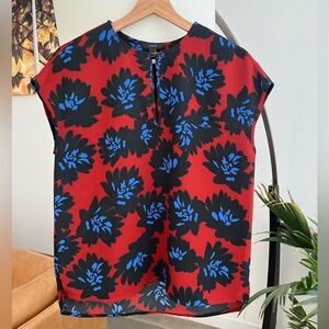 J. Crew Floral Print Top